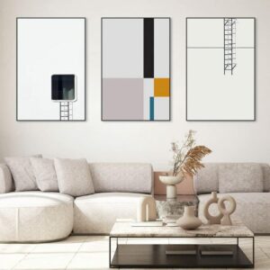 ABSTRACT GALLERY-WRAPPED CANVAS WALL ART